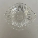 Vintage Clear Bowl Glass Scalloped Anchor Hocking Crystal Waves. Fixed Price $12.00.