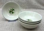 Pfaltzgraff Christmas Heirloom 6" Cereal Dessert Bowls Stoneware Retired Set 4. Fixed Price $39.95.