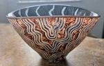 Kosta Boda Tonga Bowl By Monica Backstrom Sweden Signed. Fixed Price $59.90.