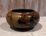 Vintage Studio Hand Thrown Artisanal Pottery Bowl With Drip Glaze - Signed. Fixed Price $49.99.