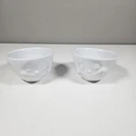 2 Tassen By Fiftyeight Products Happy Tasty Grinning Face Porcelain Bowl Germany. Fixed Price $40.00.