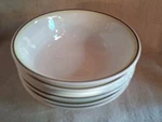 Lot Of 7 Corelle 6" Cereal Bowls From The Squared Geometric Pattern Set. Fixed Price $29.95.