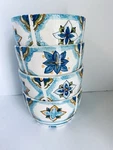 Penney Home Terra Tile Pattern Soup Cereal Bowls Set Of 4 Blue. Fixed Price $39.95.
