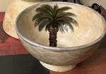 2 Bellagio Bowl Palm Tree Soup Cereal Pasta Great Tabletops Unlimited 7 1/4. Fixed Price $34.00.
