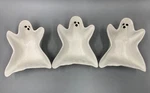 Pottery Barn Gus The Ghost Figural Stoneware Candy Snack Bowls S/3 White #A197D. Fixed Price $39.89.