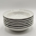Mikasa F9000 French Countryside Rimmed Soup Bowls 8.25 Japan Set Of 7 White Vtg. Fixed Price $98.99.