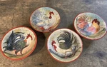 Susan Winget Le Rooster Certified Intl Themed 8 3/4" Large Soup Bowls Set Of. Fixed Price $48.00.