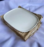 Alessi Medium Porcelain Plates 12 Pcs Set Italy Delta Airlines Priority Ship. Fixed Price $39.99.