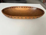 Rare Harlequin Handmade Fine Ethnic Antique Wooden Dough Or Fruit Bowl Treen. Fixed Price $47.71.