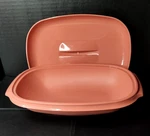 Vintage Tupperware Mauve Pink 6 Cup Casserole Vegetable Dish 1273-5. Fixed Price $29.97.