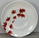 Mikasa Pure Red Soup Pasta Bowl Sl 134 Portugal Maple Leaf 8.75". Fixed Price $21.24.