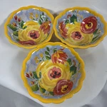 Pioneer Woman 11OZ Melamine Set Of 3 Floral Dip/salad Condiment New. Fixed Price $19.99.