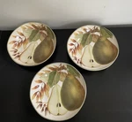 Williams Sonoma Harvest Fruit Ceramic Bowl, Vintage Set Of 3, Made Italy. Fixed Price $60.00.