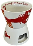 Crate Barrel Porcelain Lobster Candle Butter Warmer Dish Set Seafood. Fixed Price $22.50.