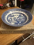 Churchill Classic Blue Willow 9" Round Vegetable Serving Bowl. Fixed Price $20.00.