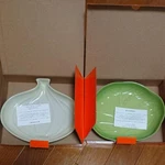 Le Creuset Dish Plate Onion & Paim W/ Box From Japan. Fixed Price $135.13.