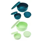 Tupperware 12-PIECE Blossom Lid Serve & Store Bowl Set-green-new. Fixed Price $23.99.