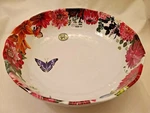 Michel Design Works Bistro Serving Bowl Melamine Serveware Sweet Floral Melody. Fixed Price $37.99.