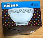 Hershey's Kisses Rimmed 6" Crystal Candy Bowl By Godinger New Original Box. Fixed Price $18.00.