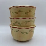 Pfaltzgraff Napoli 6" Hand Painted Cereal/soup Bowls Set Of 3 Free Shipping. Fixed Price $39.95.