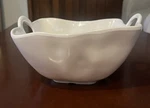 Pampa Bay Shatterproof Melamine Snack Bowl, 8.5 Food & Dishwasher Safe, White. Fixed Price $28.00.