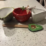 Mud Pie Guac Salsa Queso Triple Tidbit, Dish With Spatula Condiment Use New. Fixed Price $29.99.