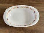 Noritake Versatone Happy Talk Oval Ceramic Dish Floral Glossy Japan 307W10. Fixed Price $30.00.