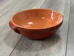 Noemi Ceramiche Italian Orange Faux Handles 7" Crafted Pasta Bowl. Fixed Price $24.99.