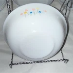 Arcopal Coupe Cereal Bowl Pastoral Set 4 White 6" Pastel Tulips Vintage France. Fixed Price $22.50.