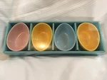 2005 Bia Cordon Bleu Egg Shaped Ramkins Set Of 4 Pre-owned. Fixed Price $18.00.