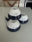Lenox Kate Spade 4 Rutherford Circle Navy Bowls New With Tag. Fixed Price $84.99.
