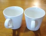 Set 2 Royal Doulton Gordon Ramsay Maze White Coffee Mugs. Fixed Price $7.99.