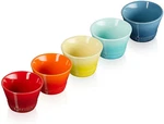 Le Creuset Stoneware Neo Small Ball Bowl Of 5 Dinnerware Japan Rainbow. Fixed Price $99.99.