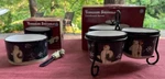 2 Pc Certified International Twilight Snowman Condiment Serving Set And Dip Bowl. Fixed Price $31.95.