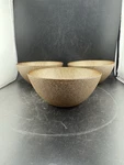 Set 3 Akcam Turkish Glass Gold Glitter Bowls Soup Cereal Salad 5.75" Turkey Nwt. Fixed Price $18.00.