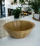 Better Homes And Gardens Natural Bamboo Salad Serving Fruit Bowl Centerpiece. Fixed Price $21.50.
