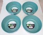 Mainstays Eco Plastic Cereal Bowl Aqua Slate 30 Oz Set Of 4 Brand New. Fixed Price $14.95.
