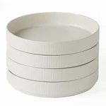 Star 7.5" Pasta Set, Salad Of 4, Double Reactive Glaze, Stacka.... Fixed Price $57.68.