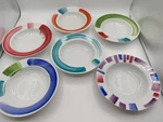 Richard Ginori 1735 Prova Prima Paula Navone New Set Of 6 Bowls 20.5 Cm. Fixed Price $249.00.