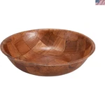 WWB-10 Wooden Woven Salad Bowl, 10-INCH, Brown. Fixed Price $12.49.