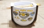 Sanrio Gudetama Lazy Egg 16 Oz Noodle/ramen Ceramic Bowl With Chopsticks. Fixed Price $15.00.