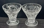 Shannon Crystal Godinger Ice Cream Bowl Pair / South Beach Palm Tree (set Of 2). Fixed Price $24.99.