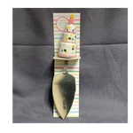 Mud Pie Birthday Novelty Cake Server Ceramic Handle. Fixed Price $17.50.