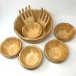 Beechwood Plantation Grown Blonde (set Of 8) Bowls & Serving Pieces. Fixed Price $70.00.