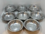 Set Of 8 Rwp Wilton Armetale Columbia Pa Rimmed Soup Bowl Queen Anne 7 In. Fixed Price $84.00.