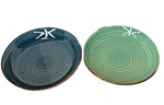Gibson Home Color Vibes Stoneware Salad Bowls Set Teal & Indigo 8.25IN. Fixed Price $14.99.