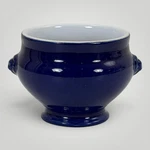 Emile Henry Lion Head French Onion Soup Bowl 5.5 In Blue Stoneware Made France. Fixed Price $19.95.