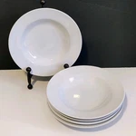 Pottery Barn Great White 10.25" Large Rim Pasta Soup Dinner Set Of. Fixed Price $89.10.