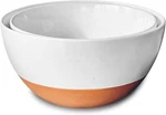 Ceramic Large Mixing Bowls Set Of Nesting Extra 2.5 And 1.6 Quart. Fixed Price $34.99.