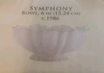 New Box Lenox 120TH Anniversary Ivory Server Bowl 6 In.. Fixed Price $13.90.